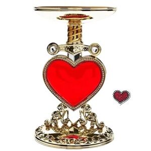 Bath & Body Works Disney Villains Evil Queen Heart Dagger 3 wick Candle Holder